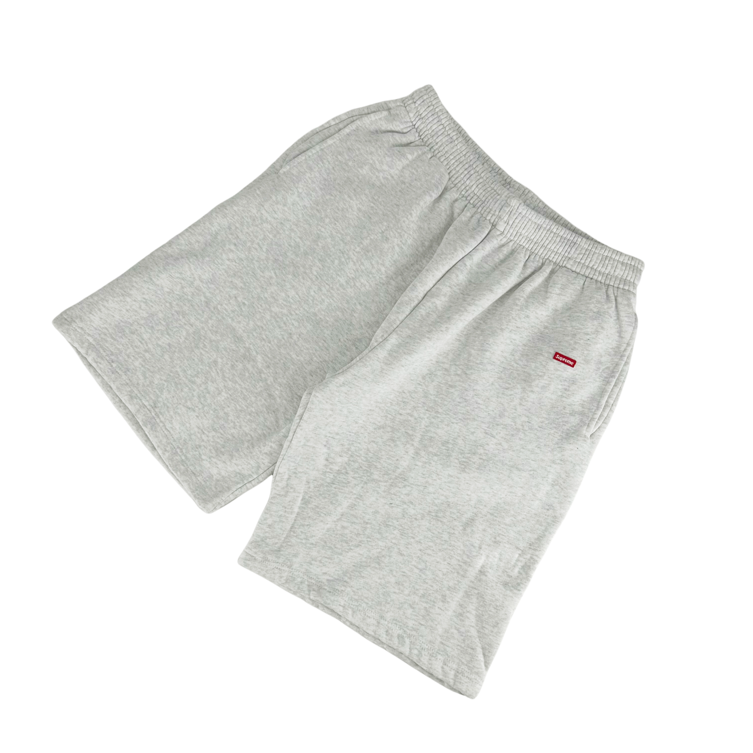Supreme small box logo shorts grey