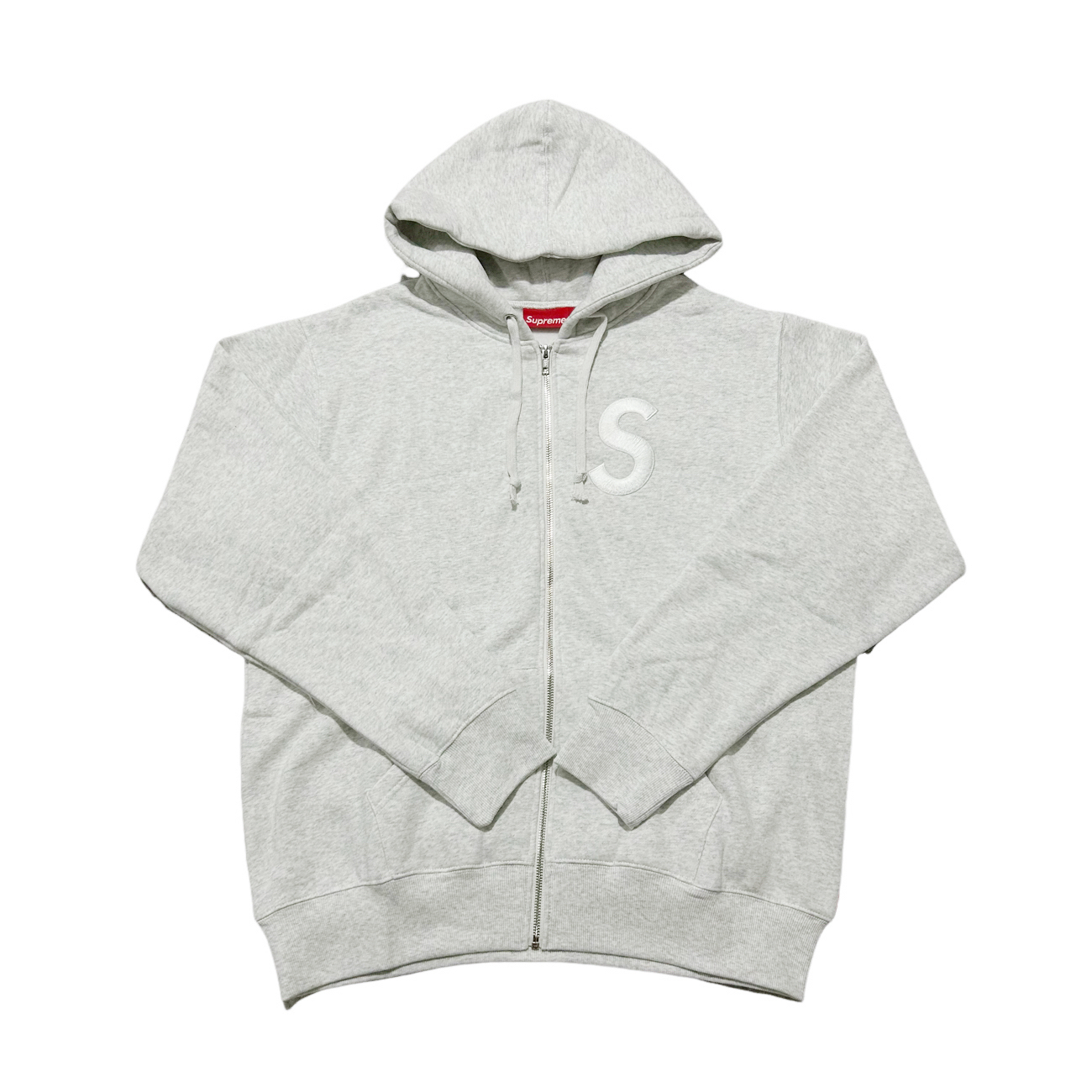SUPREME S LOGO TRACKSUIT HOODIE (GREY)
