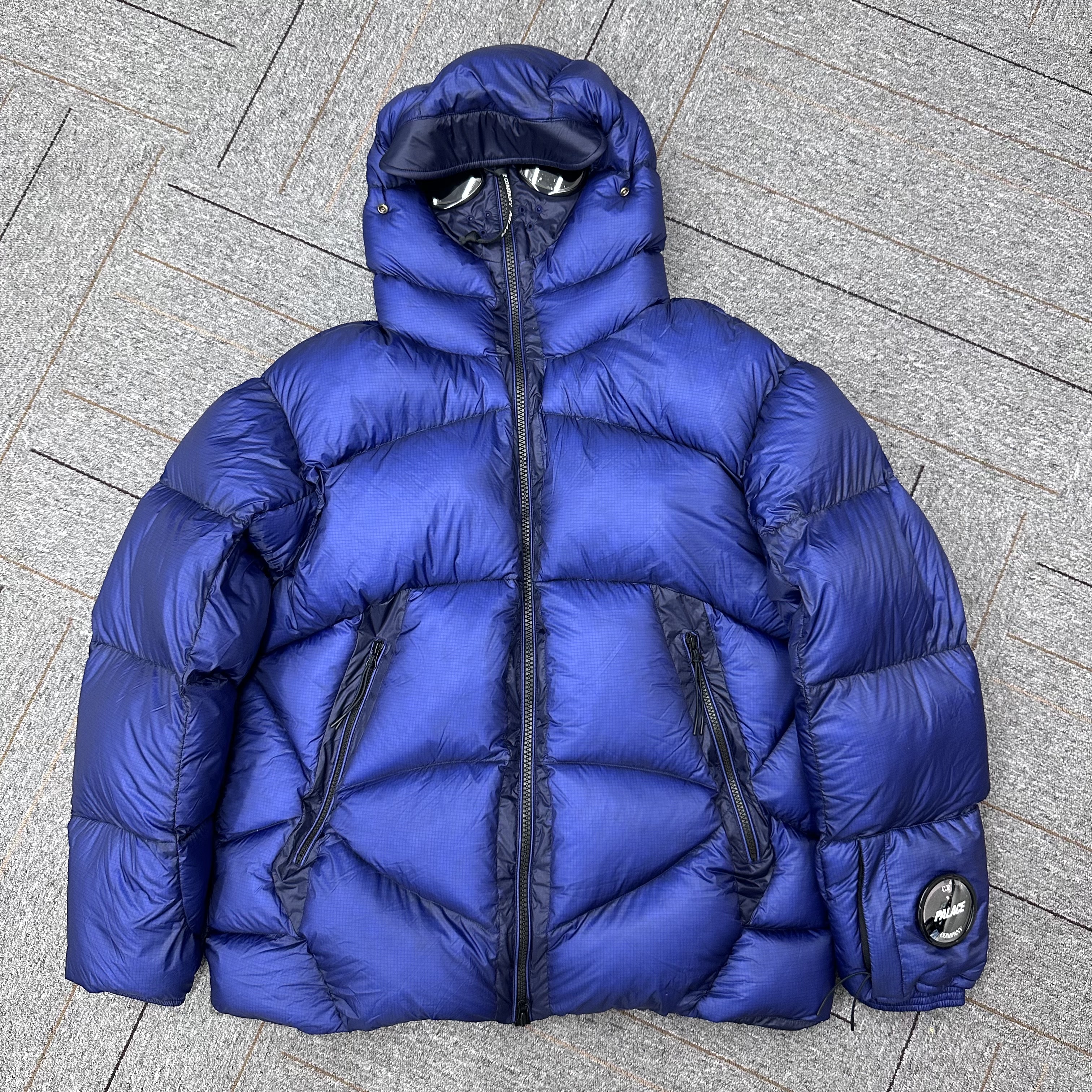 BLUE CP × PA DD SHELL PUFF JACKET（goose down）