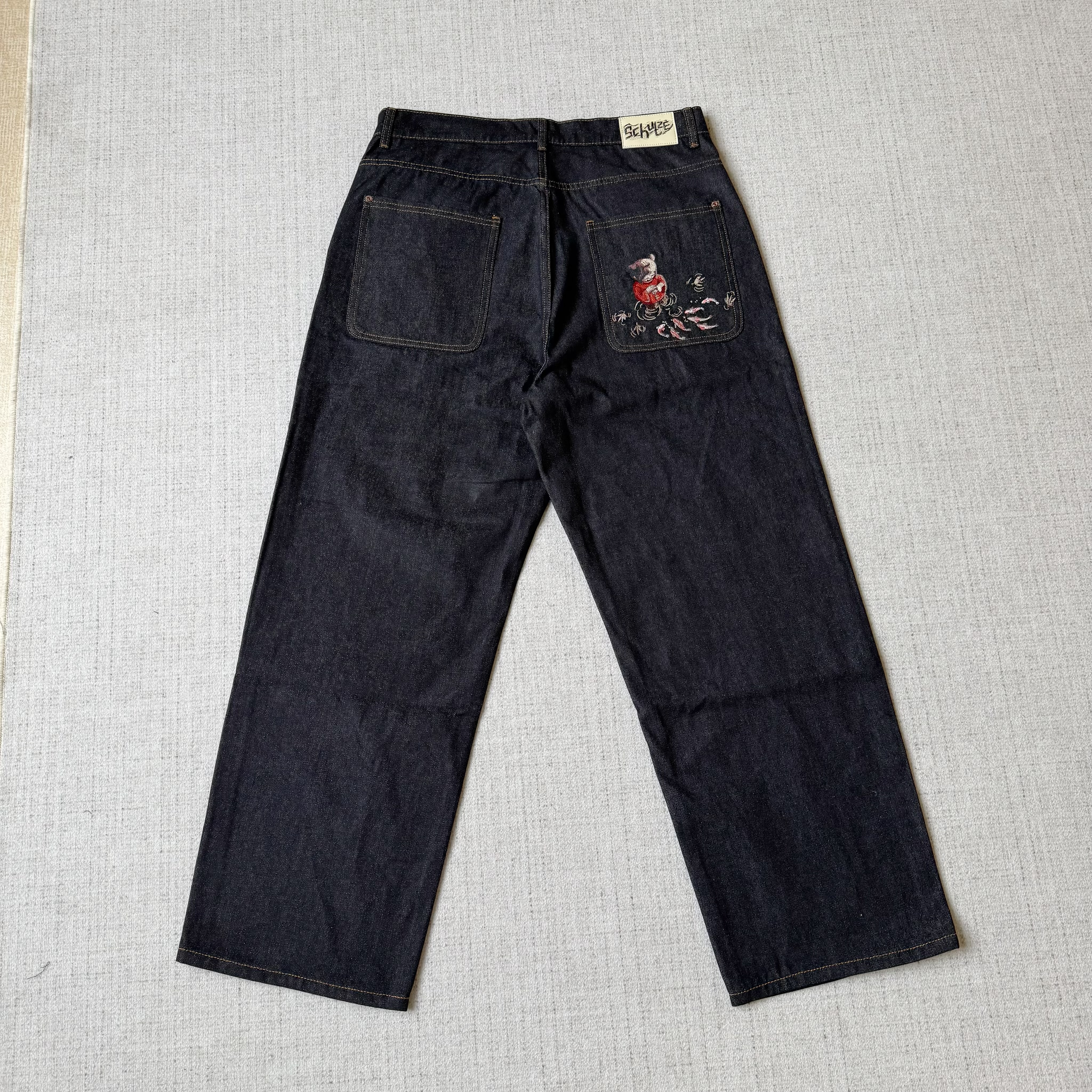 derschutze koi fish denim