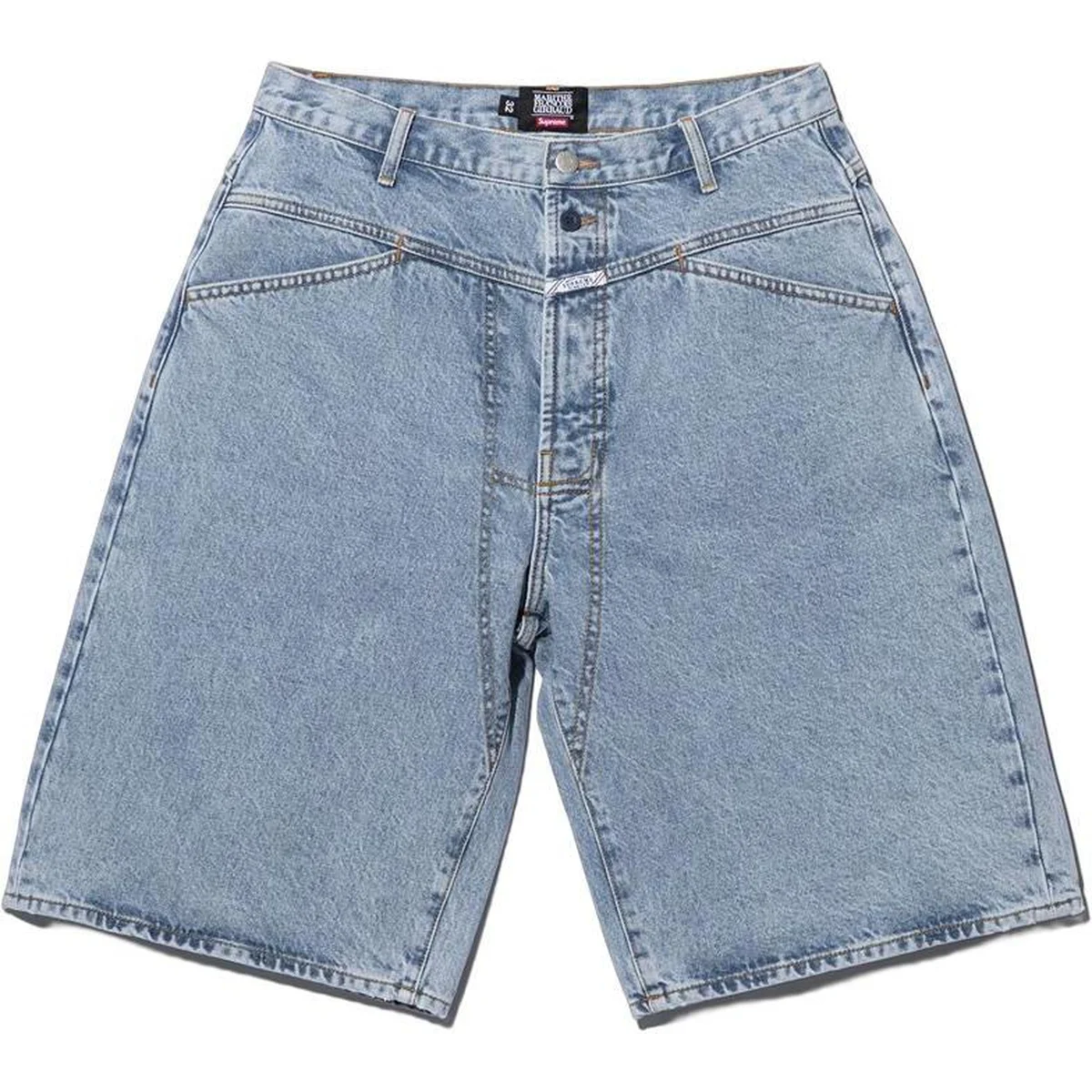 Sup FG X-Seam Baggy Denim Short （Light Blue）