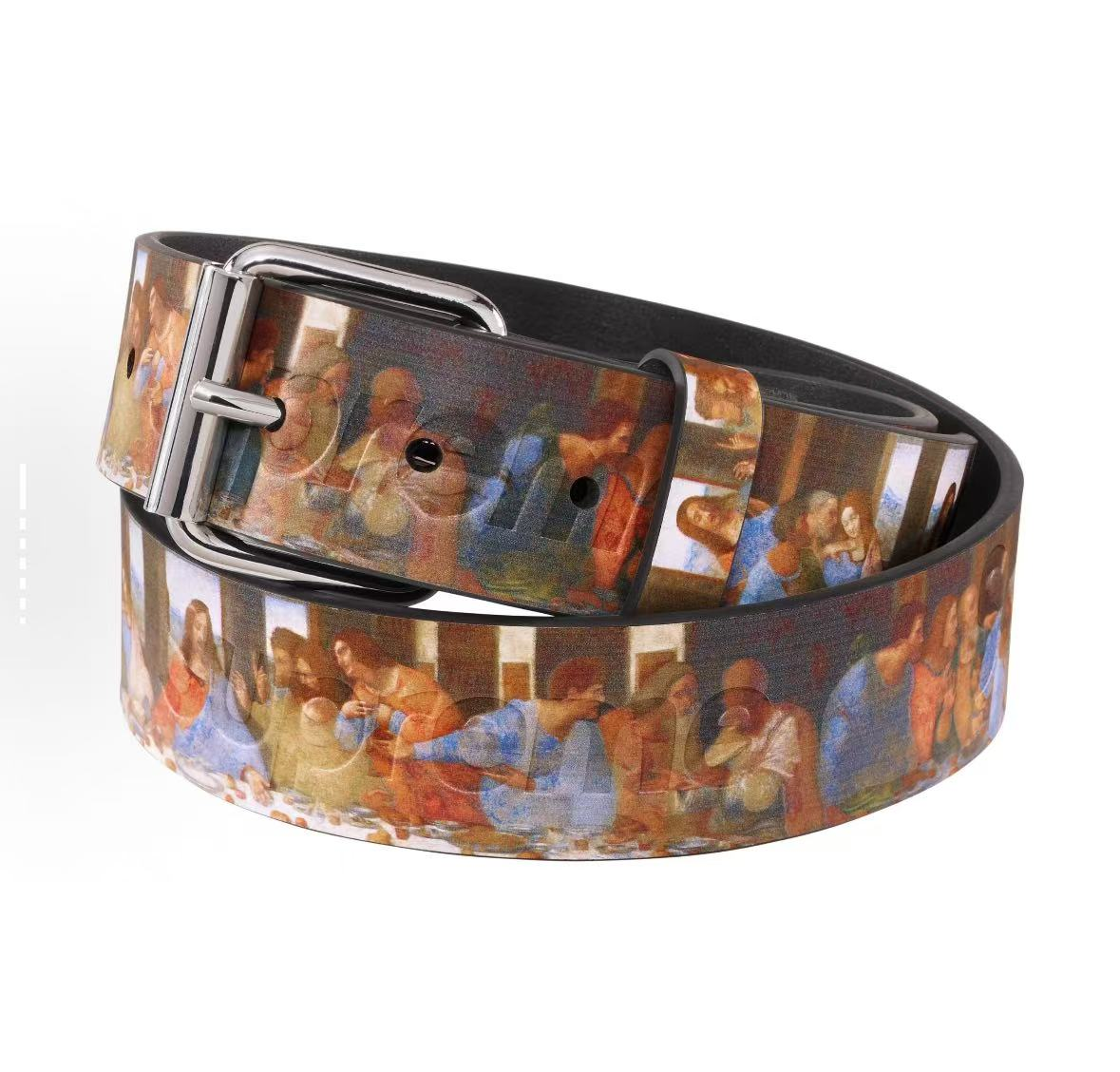 Sup last supper leather belt