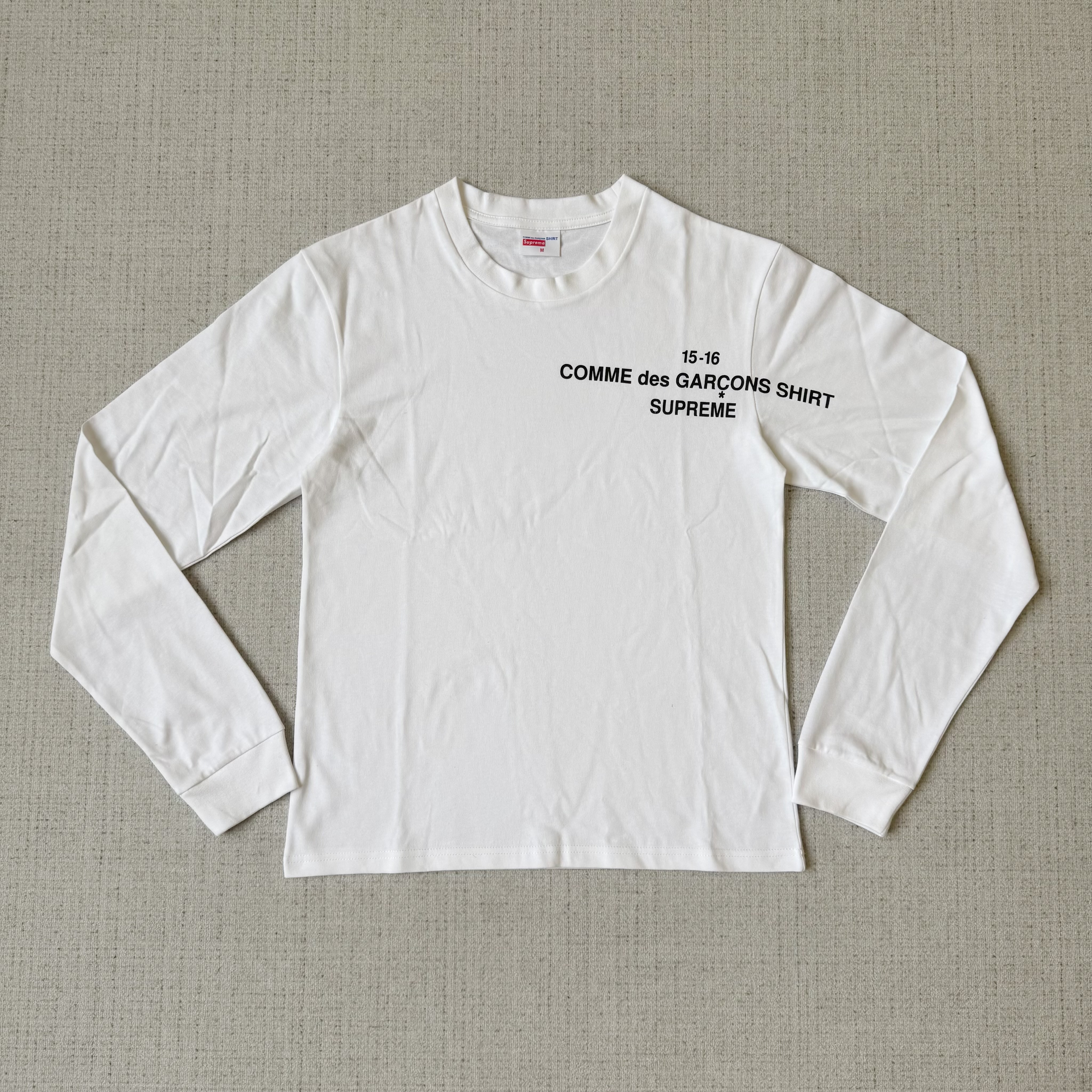 Sup CDG long sleeve white