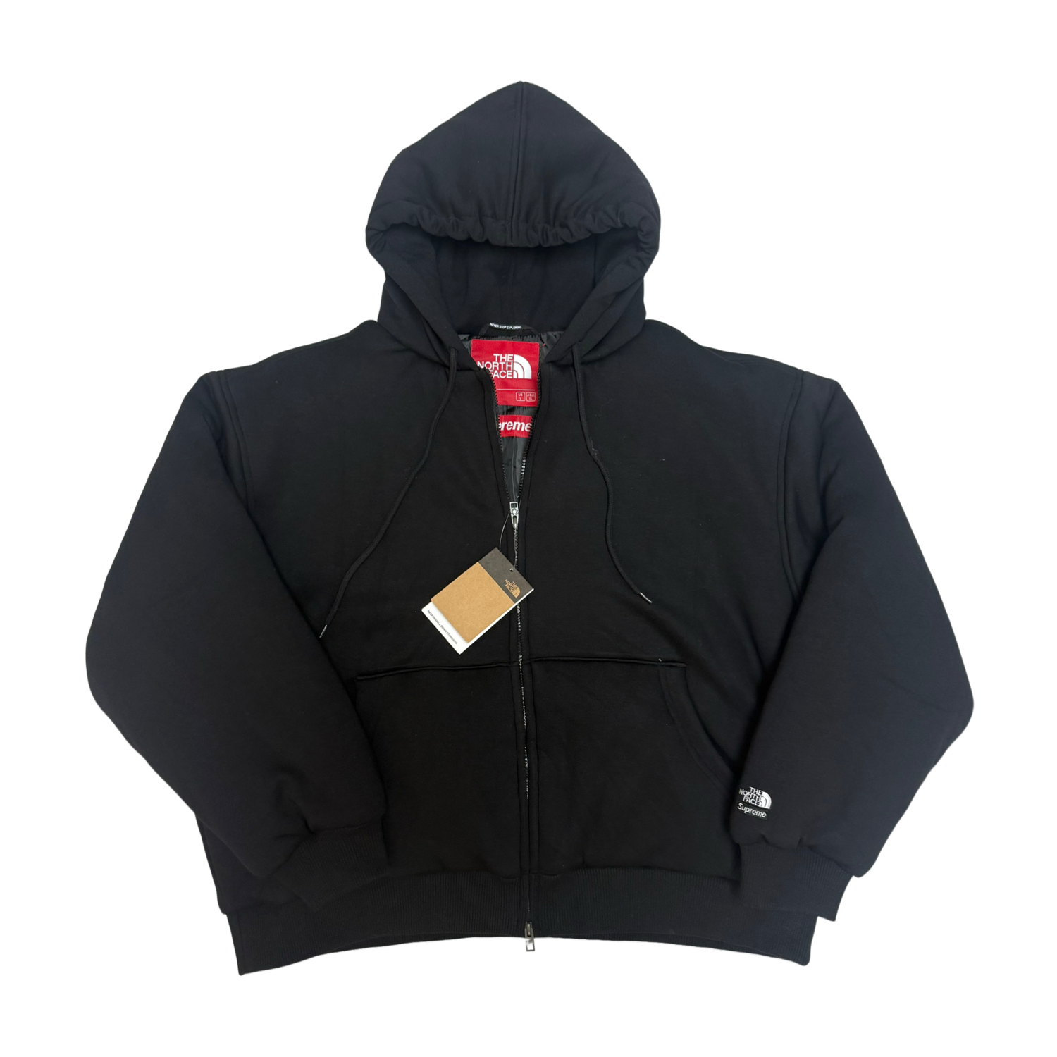 Sup the North face zip up hoodie