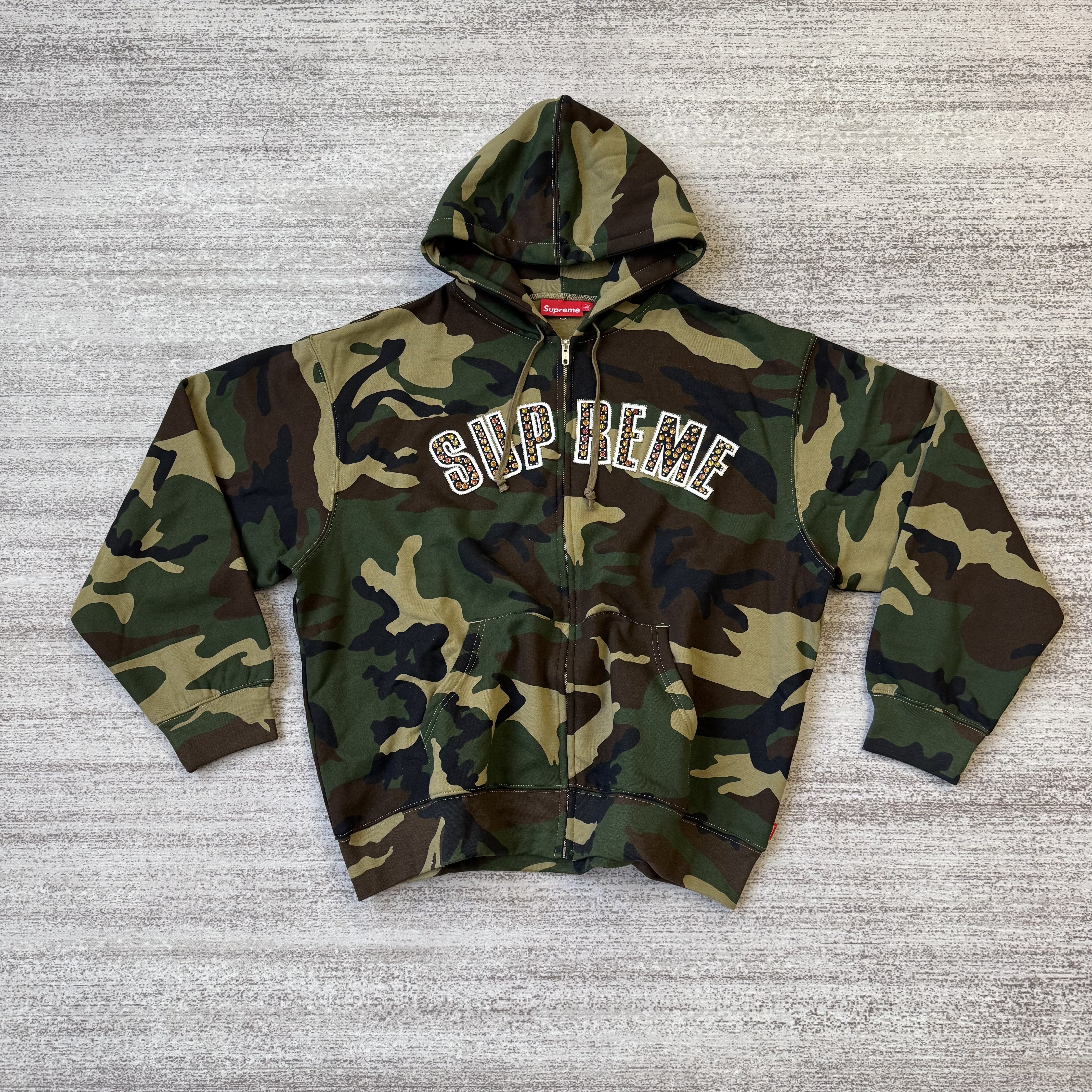 Sup bb simons zip up hoodie（camouflage）